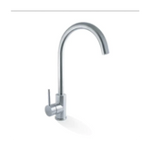 Linkware Elle Project Gooseneck Sink Mixer - Brushed Stainless Steel